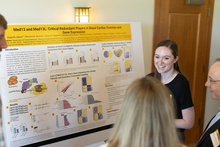 Kayla's Poster at the Genetics Retreat 